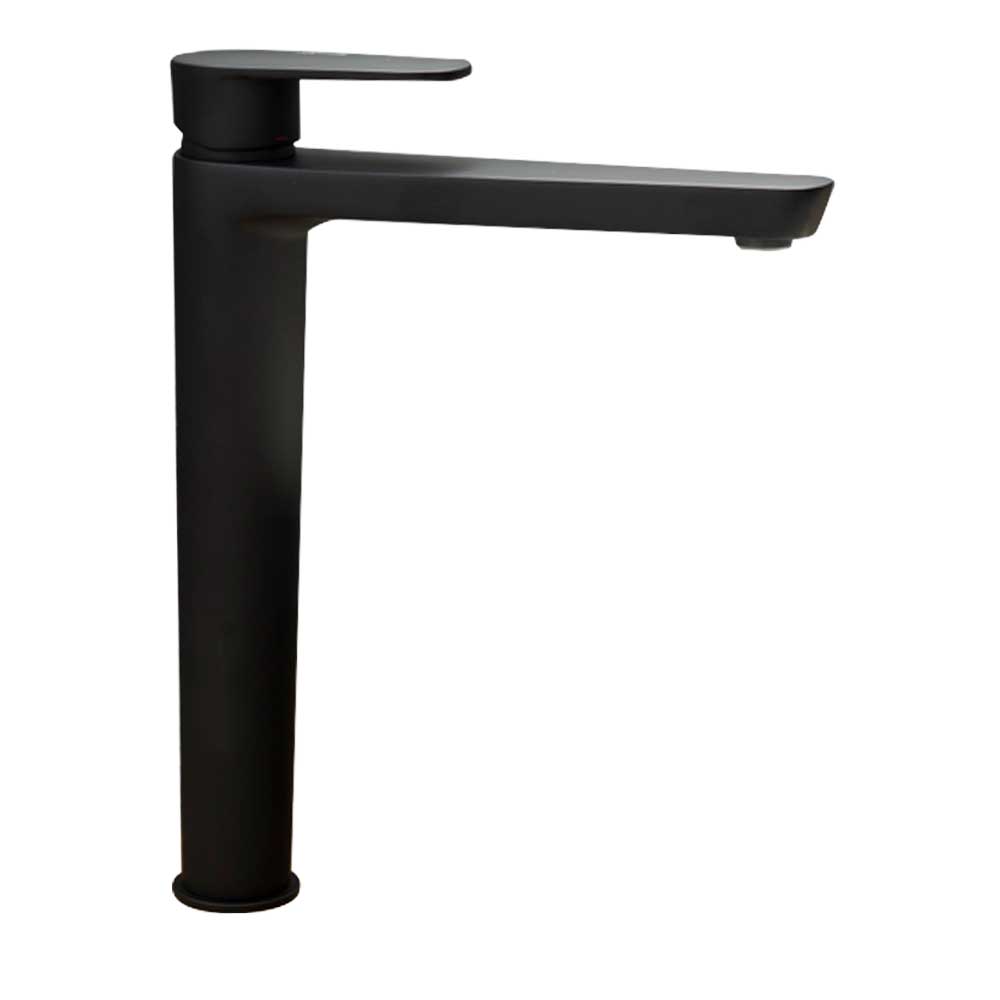 Ramon Soler - Alexia, monomando para lavabo XL con sistema S3, negro mate