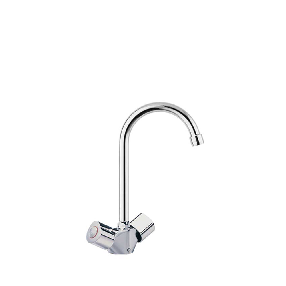 Ramon Soler - Eco, sink bimando with rotating pipe, chrome