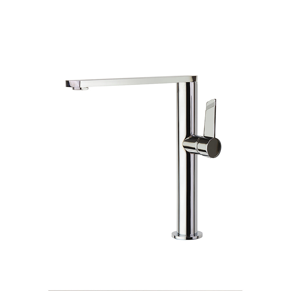 Ramon Soler - Kitchen monomand with high swivel pipe, chrome