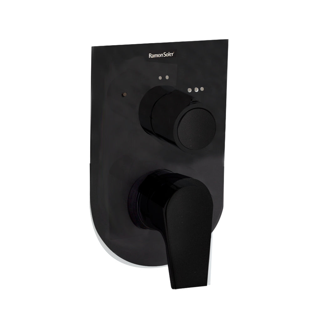 Ramon Soler - Urban Chic, Wall Shower 3 Roads S2, Matte Black