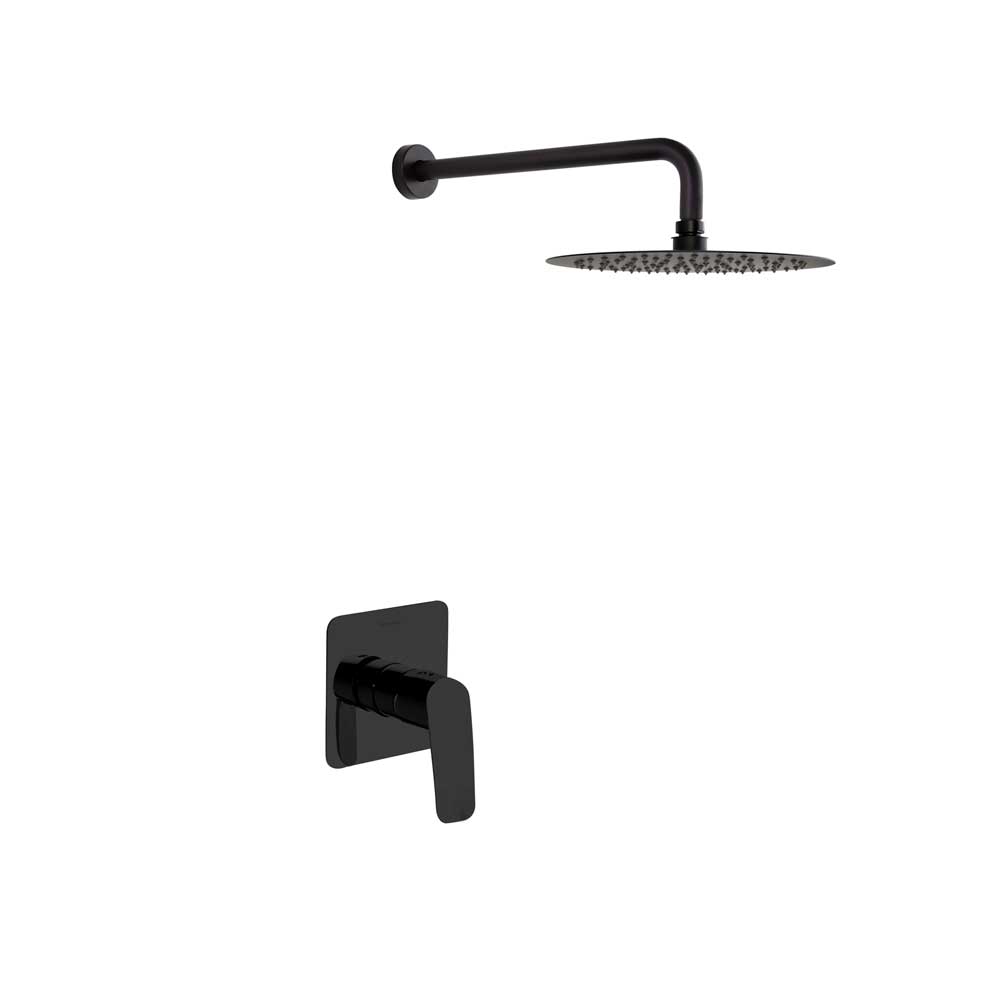 Ramon Soler - Nouvelle mouche, monomand embolt métallique 1 Way avec pulvérisateur Ø240 mm, Matt Black