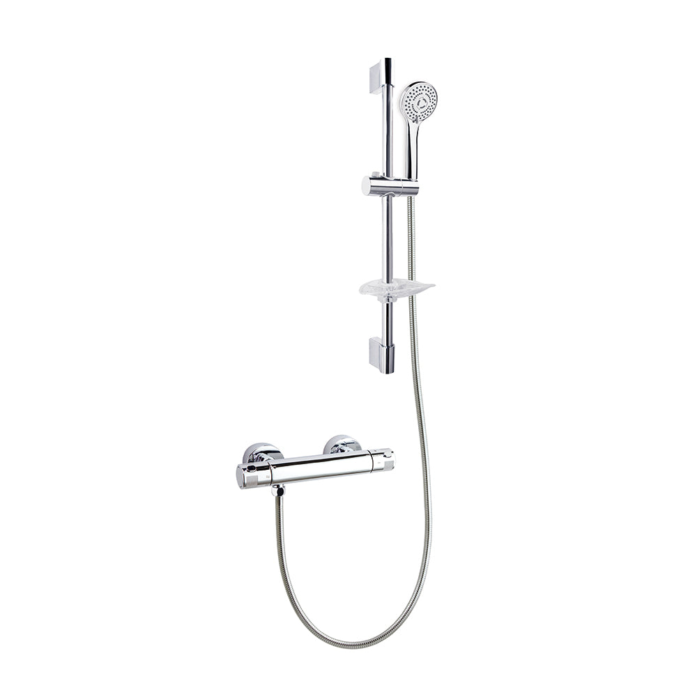 Ramon Soler - Thermotech, shower thermostat with shower equipment, chrome