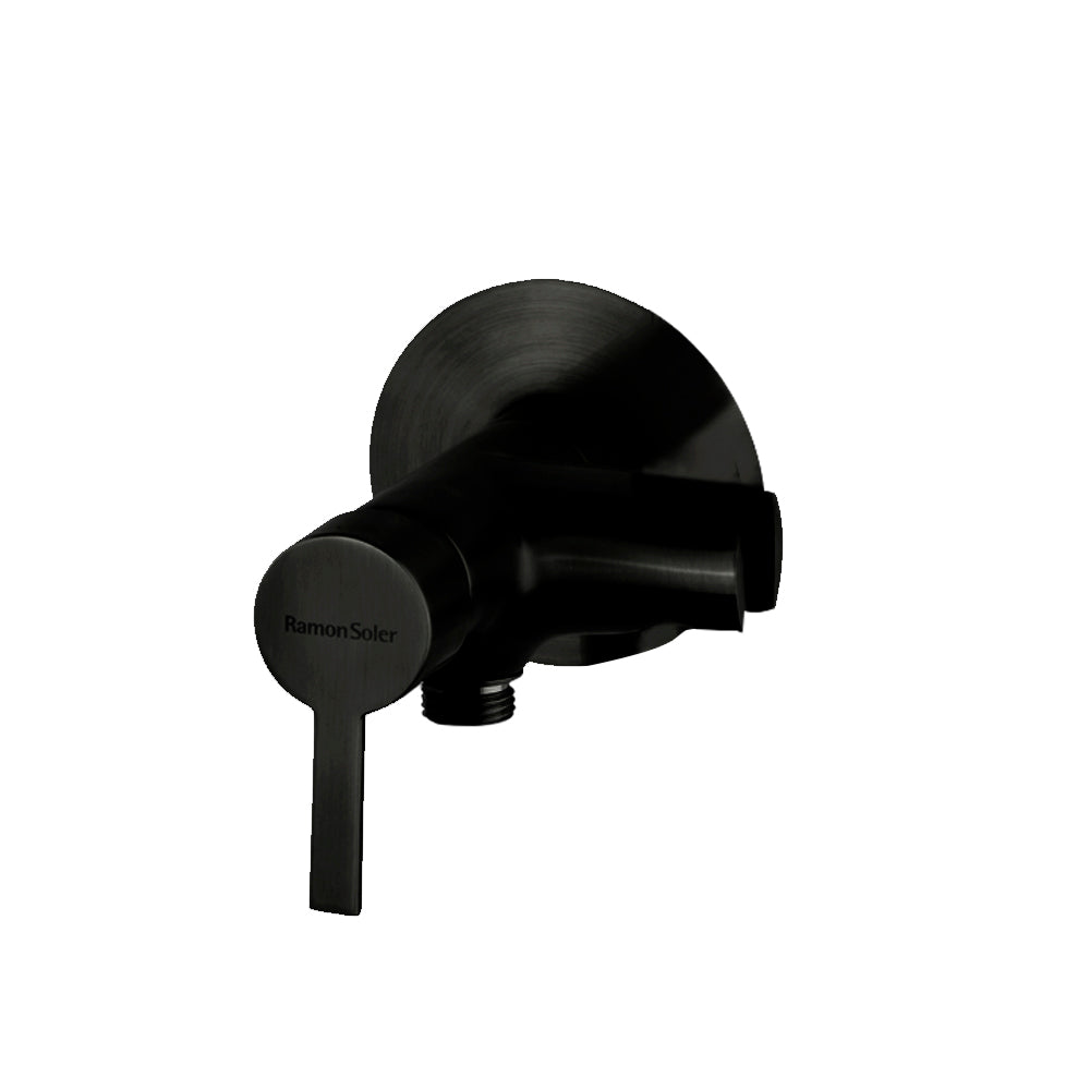 Ramon Soler - WC Magnet, Monomanando Build -in WC con doppia chiusura senza accessori, Matt Black