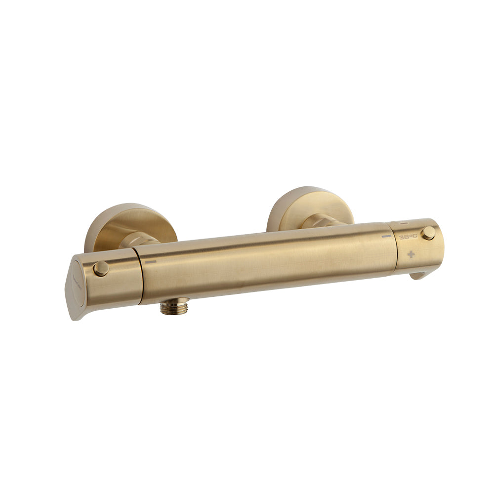 Ramon Soler - Alexia, shower thermostatic, without shower equipment, brushed gold