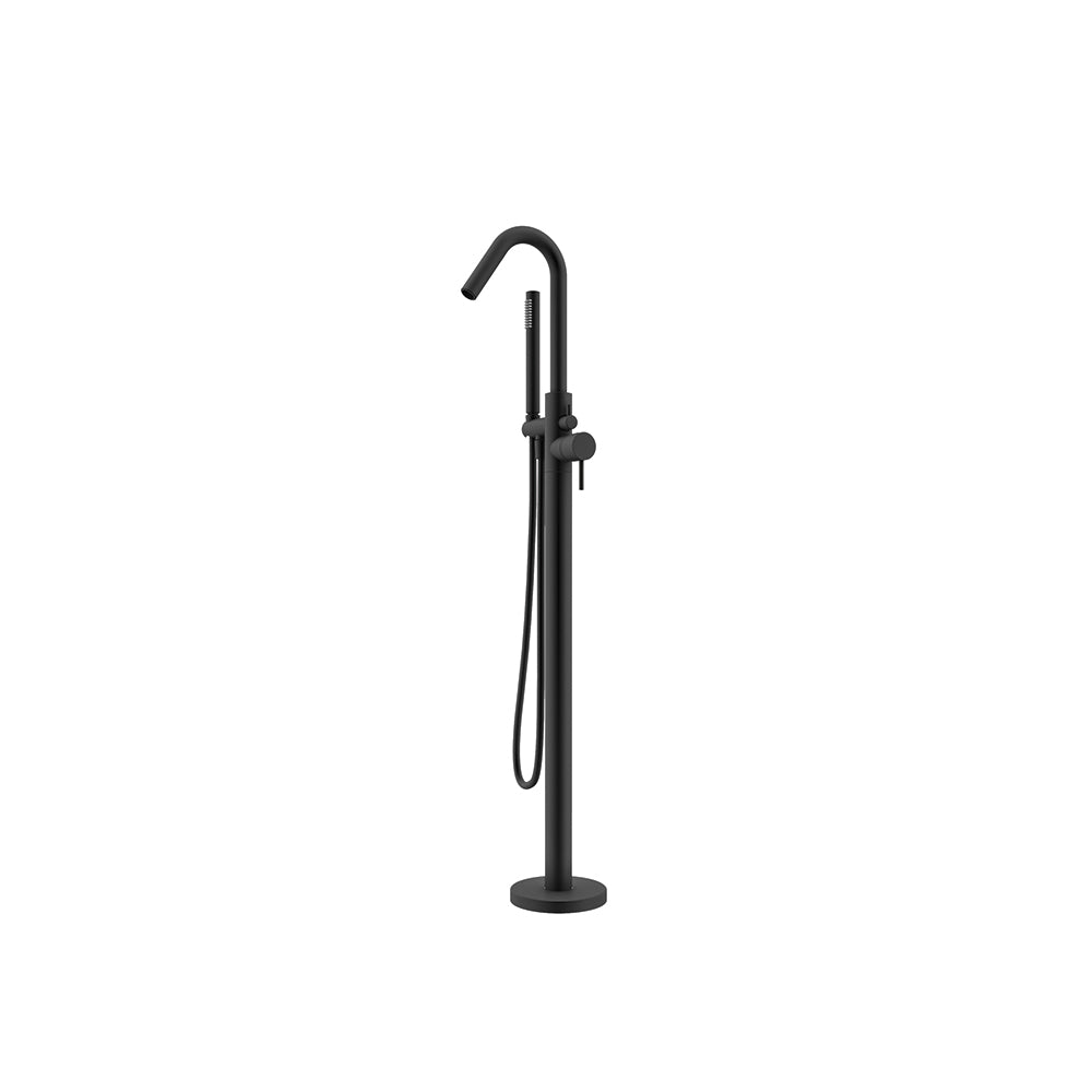 Ramon Soler - Odyssey, monoming column for bathtub with shower equipment, matt black