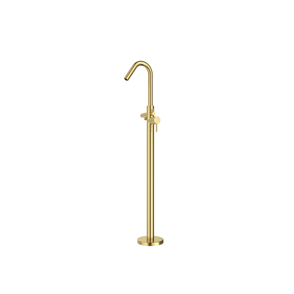 Ramon Soler - Odyssey jewel, spine monomando for bathtub, brushed gold