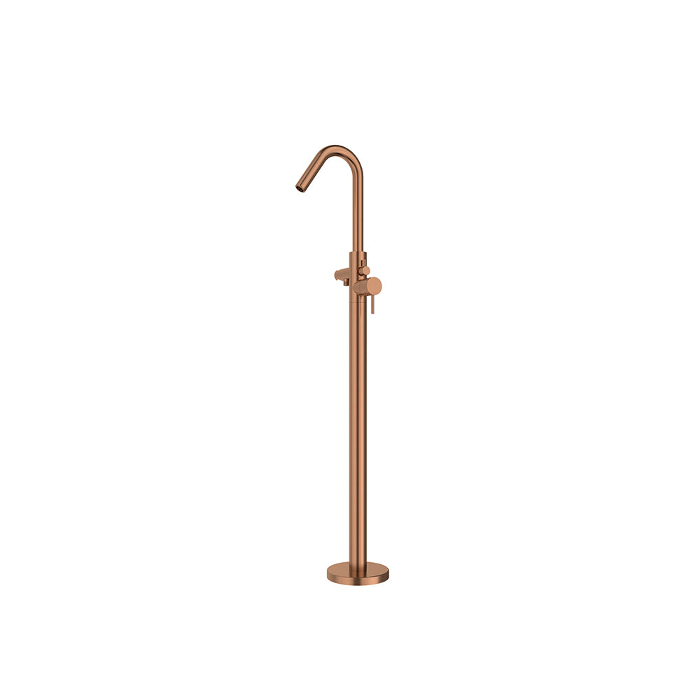 Ramon Soler - Odyssey jewel, spine monomand for bathtub, brushing copper