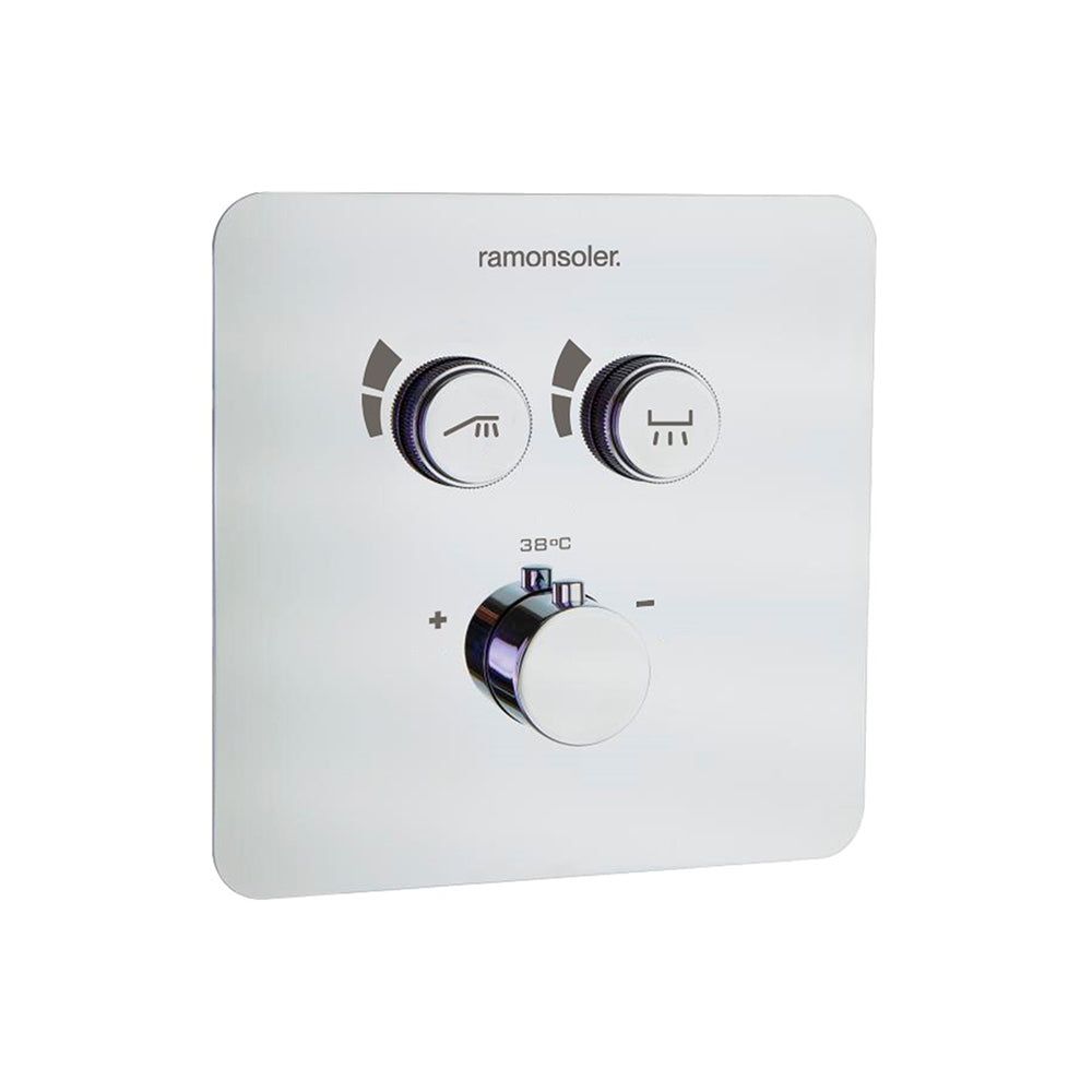 Ramon Soler - RS Smart, l'ensemble thermostatique construit 2 voies, Chrome