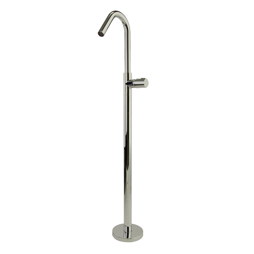 Ramon Soler - Tzar, monomando of column sink, brushed nickel