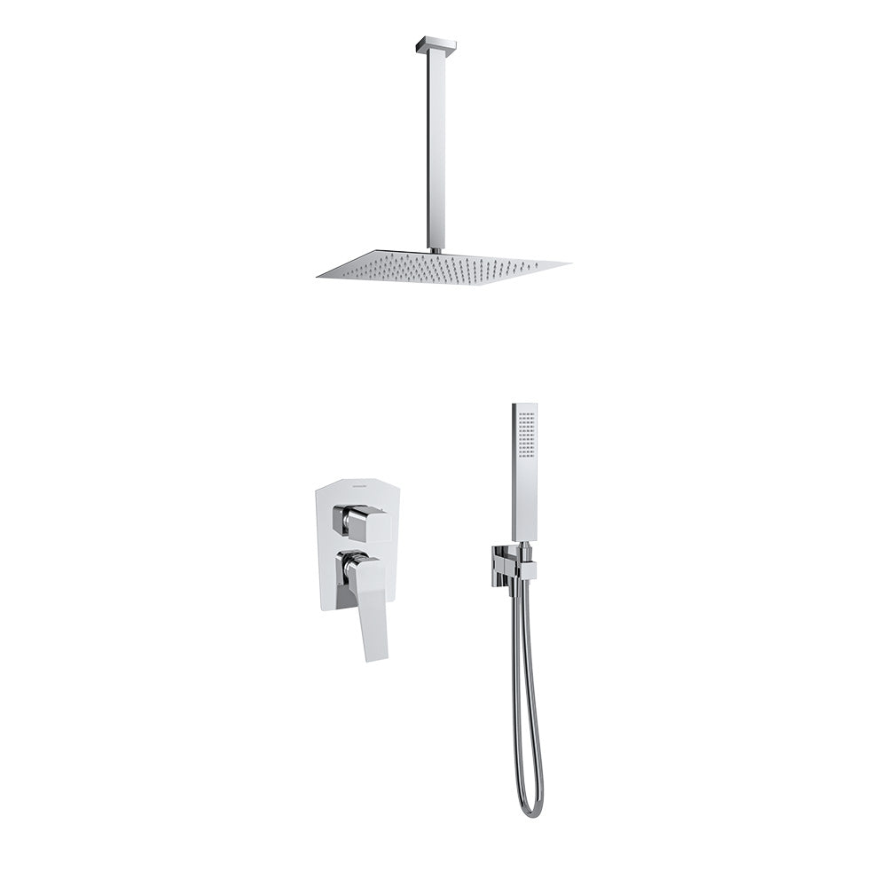 Ramon Soler - Prisma, gebaut -hower Monomand Set 2 Straßen mit 300 -mm -Metall -Sprühgerät, Chromie