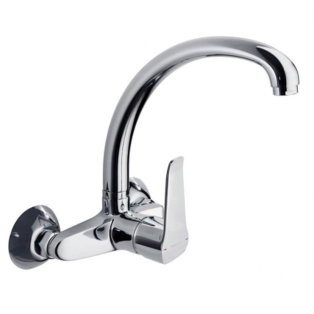 Ramon Soler - Ypsilon Plus, Monomando van Wall Sink met High Swivel Pipe, Chrome