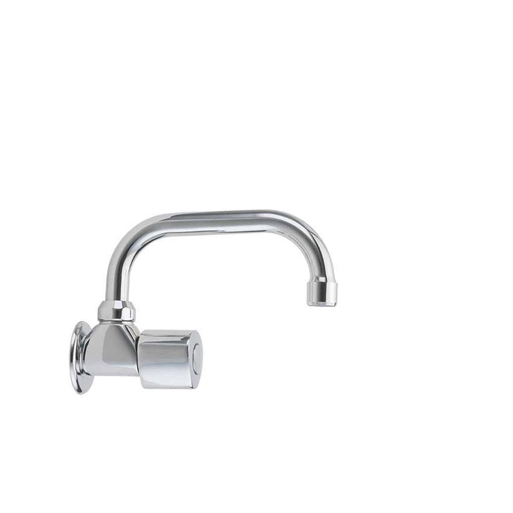 Ramon Soler - Eco, mural sink tap with upper rotating pipe of 1 hot water tube, chrome