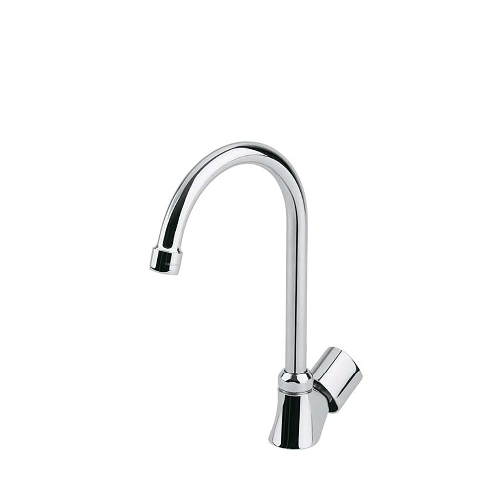 Ramon Soler - Eco, sink tap with high rotating pipe of 1 cold water, chrome