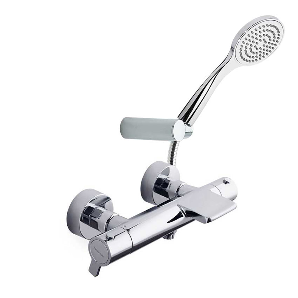 Ramon Soler - Blautherm, bathroom-ducha thermostat with waterfall and shower equipment, chrome