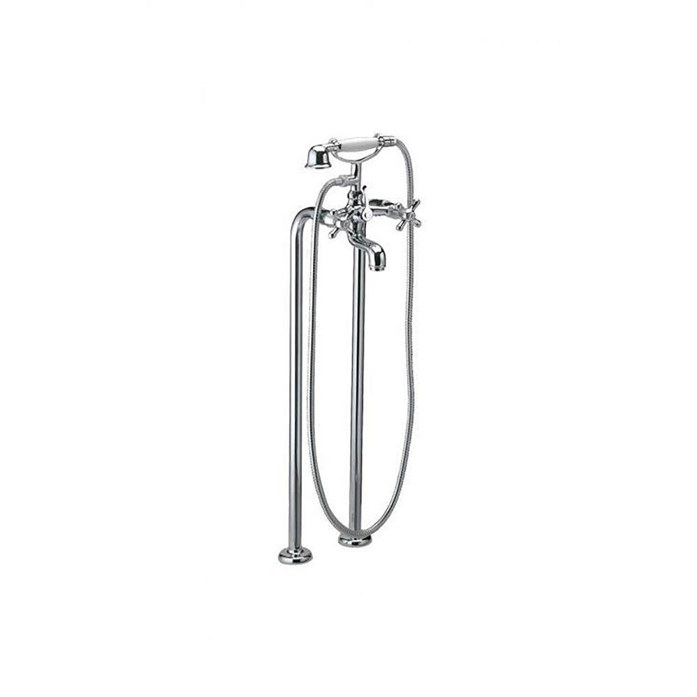 Ramon Soler - Gaudí, standing stand for bathtub with shower equipment, chrome