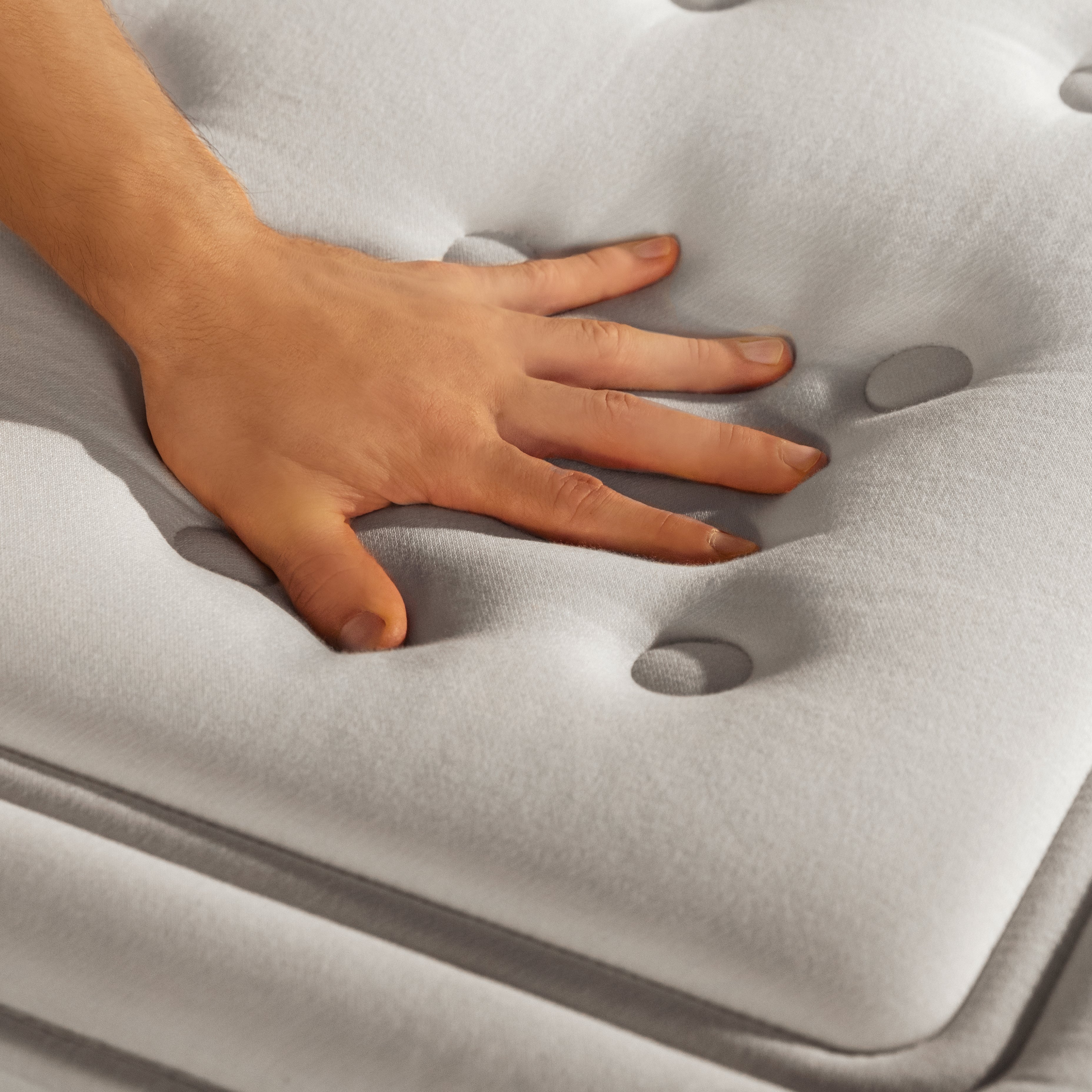 Cecotec Colchón Flow HybridLuxe Fresh 6900 Muelles Ensacados 18 cm Firmeza Media Alta 105x190 cm