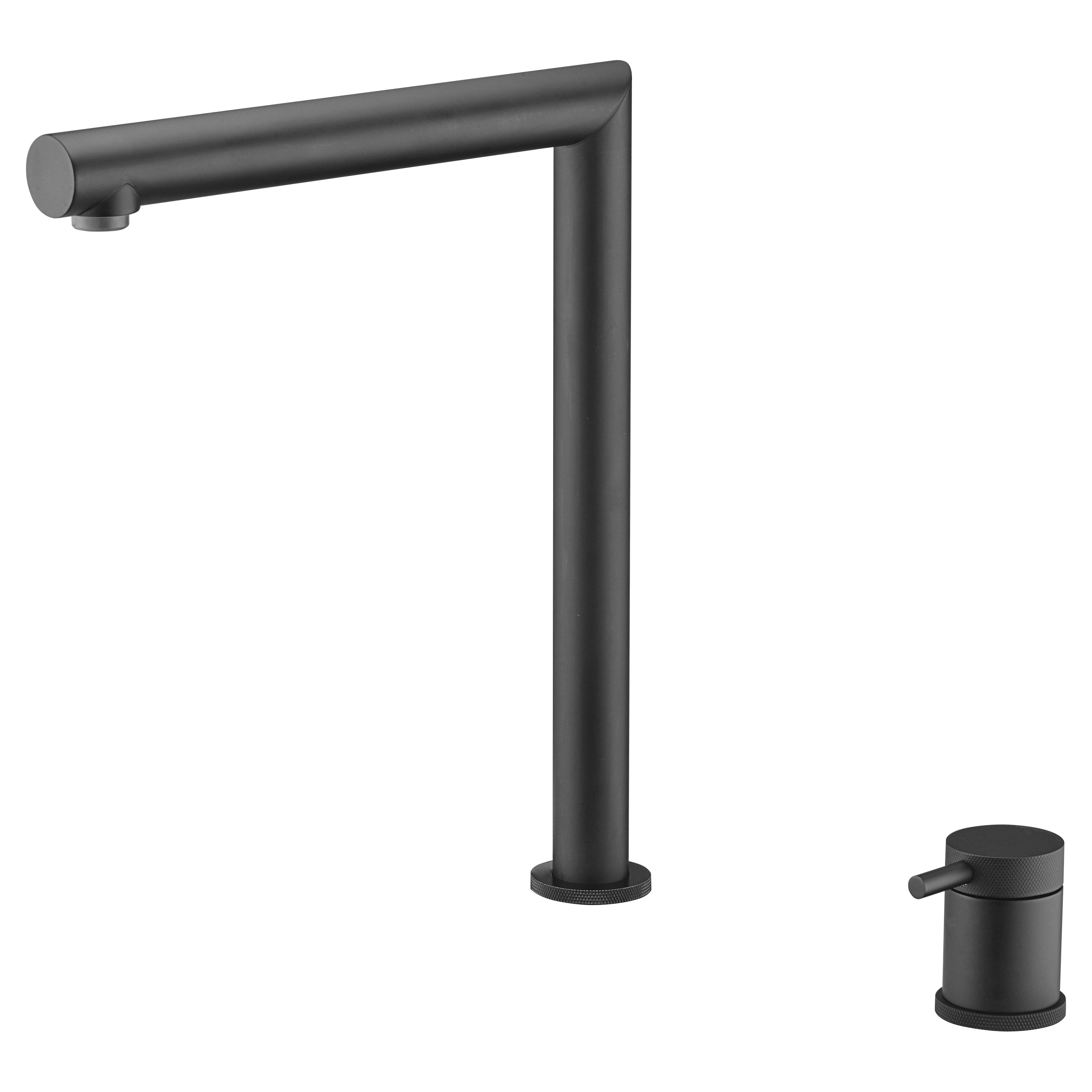 IMEX - ITACA Matte Black Kitchen Tap