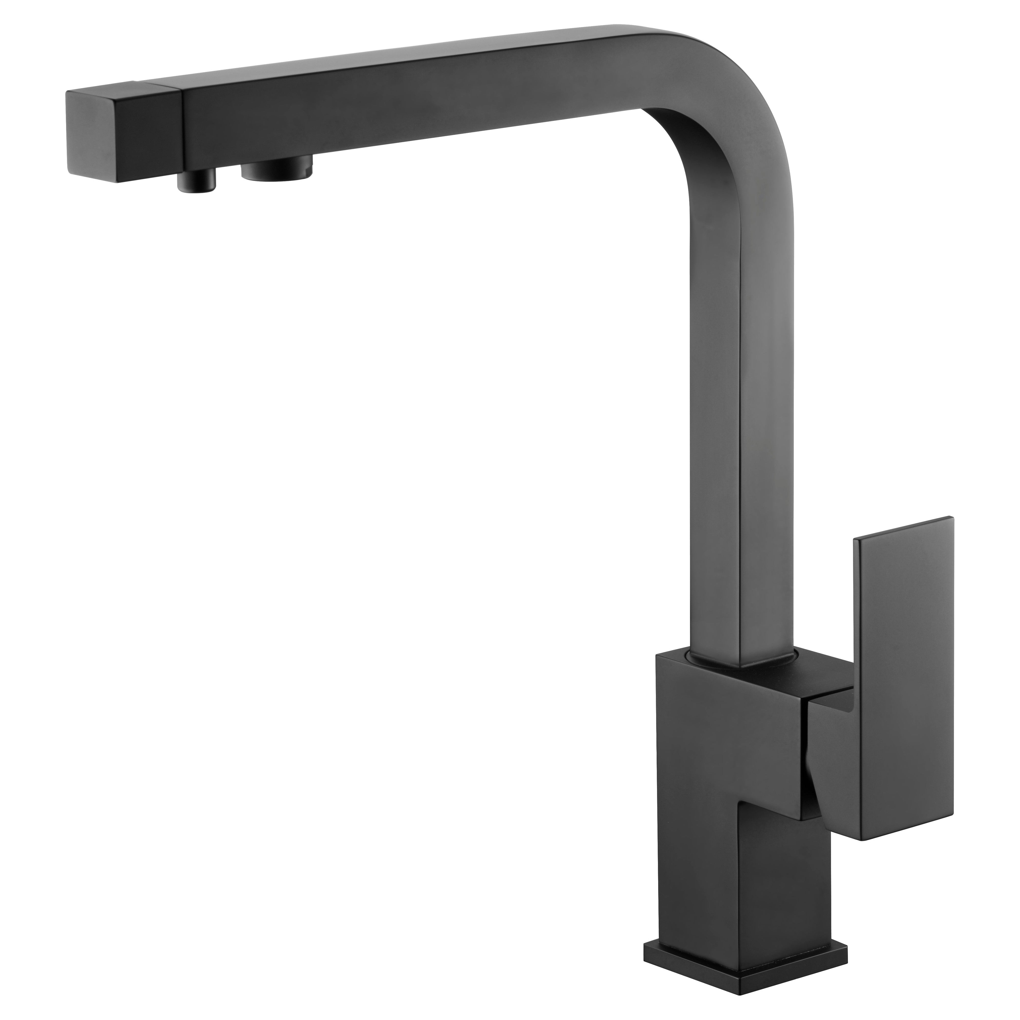 IMEX - Capri Matte Black Kitchen Tap pour l'osmose