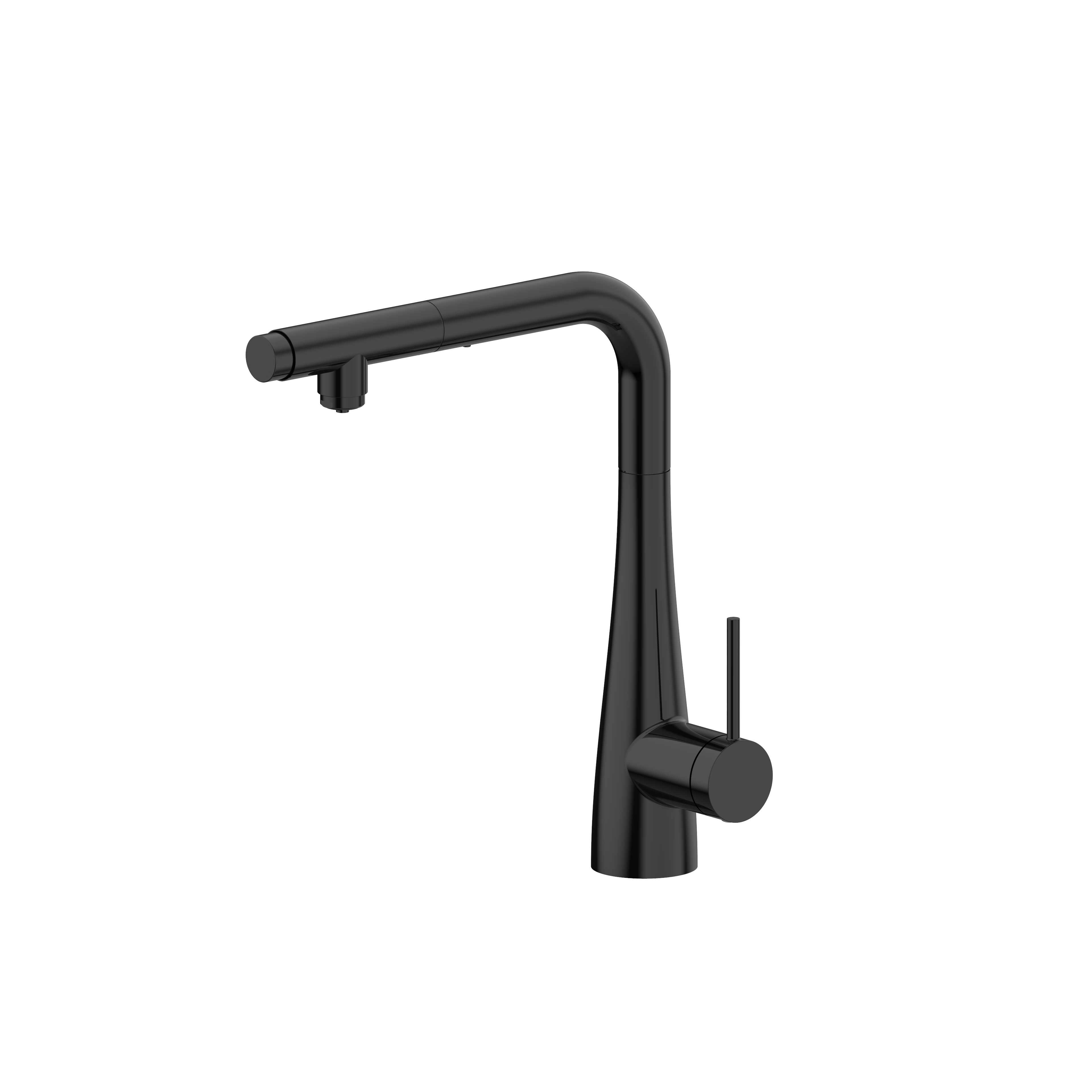 IMEX - Split Kitchen Tap pour l'osmose noire mate