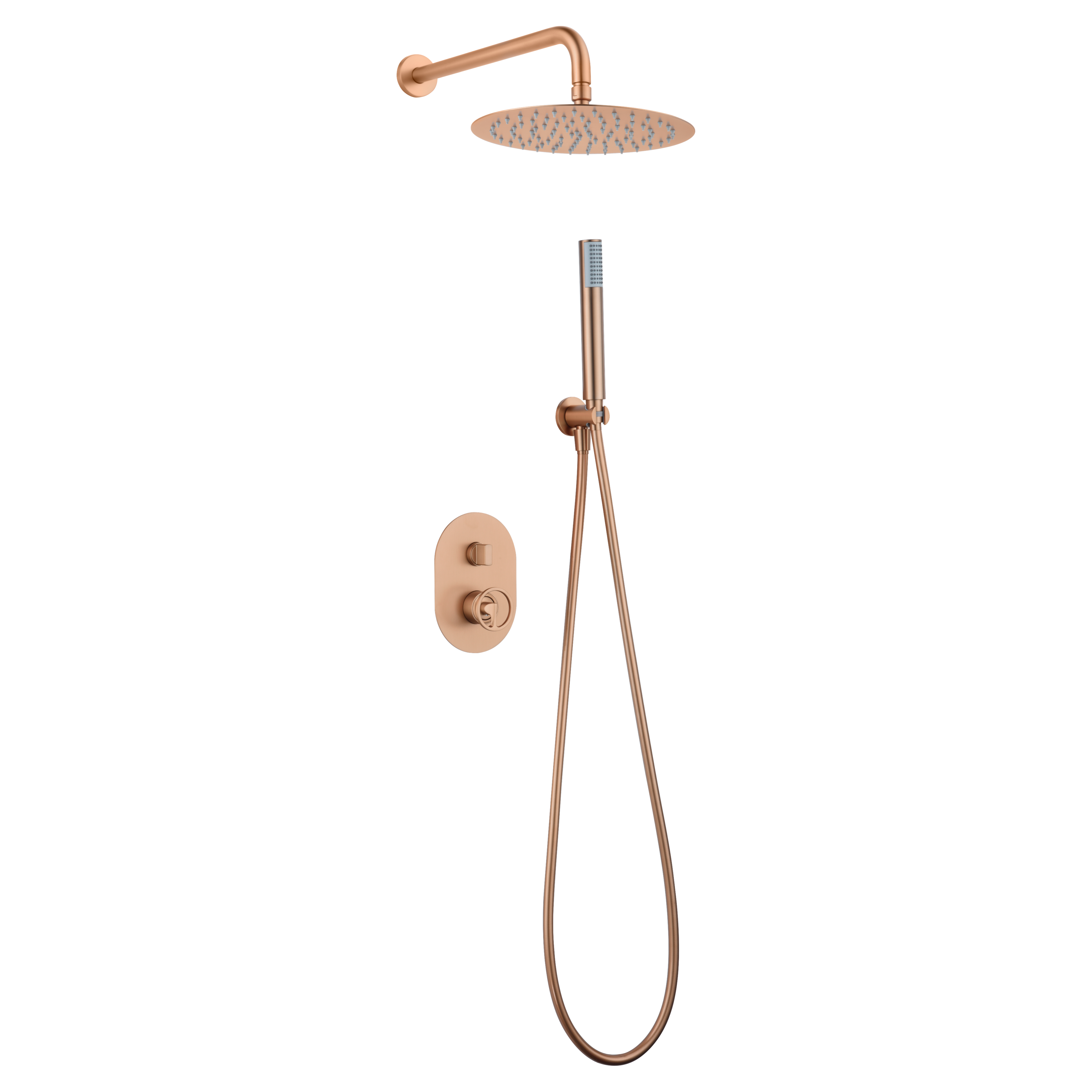 IMEX - Set Shower Binded Olimpo Rosa Brossed