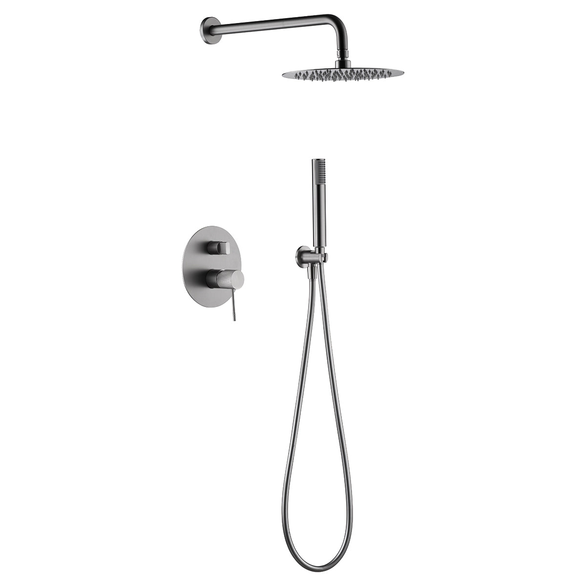 IMEX - Embed shower set MONOMANDO LINE Brushed nickel