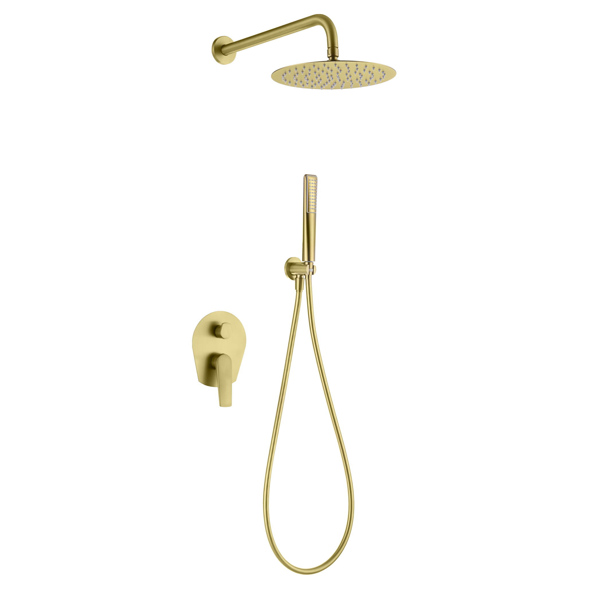 IMEX - Set Shower Binded of Brossed Gold