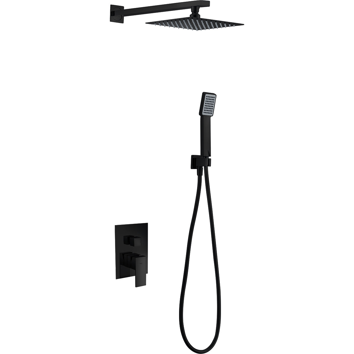 IMEX - Embed shower set Matte black dublin