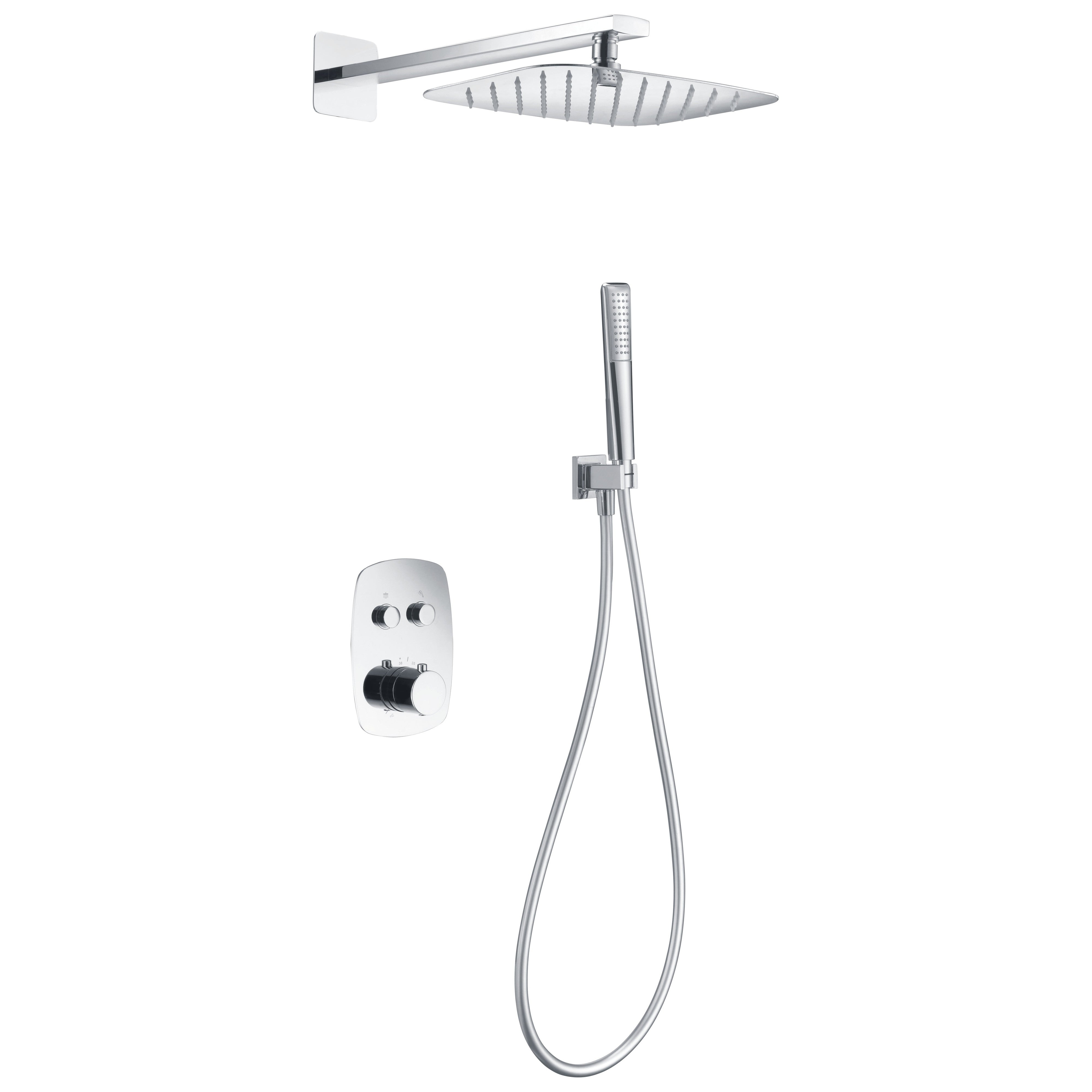 IMEX - Hydra thermostatic built shower set