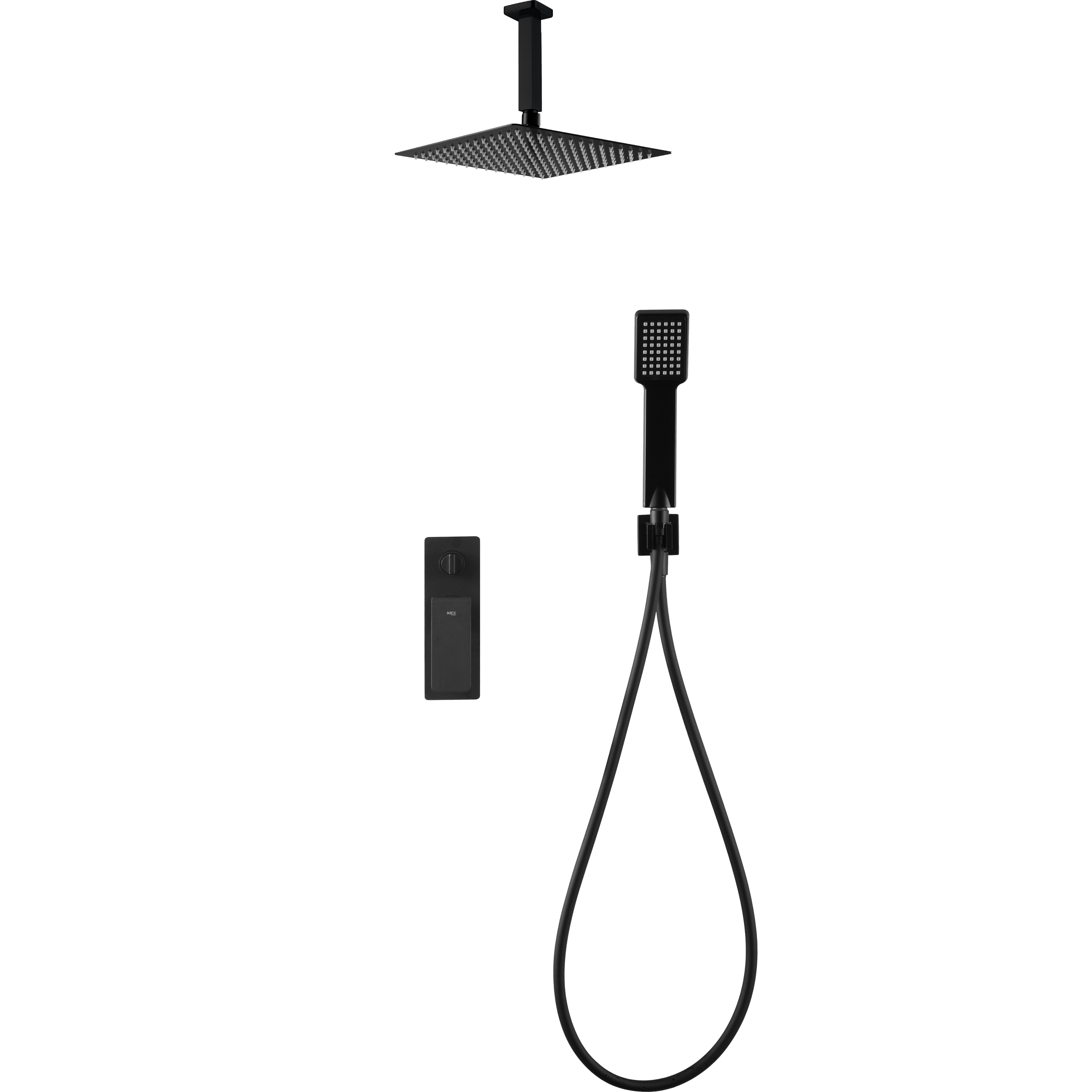 Imex - Set Shower Baked Nadi Matte Black