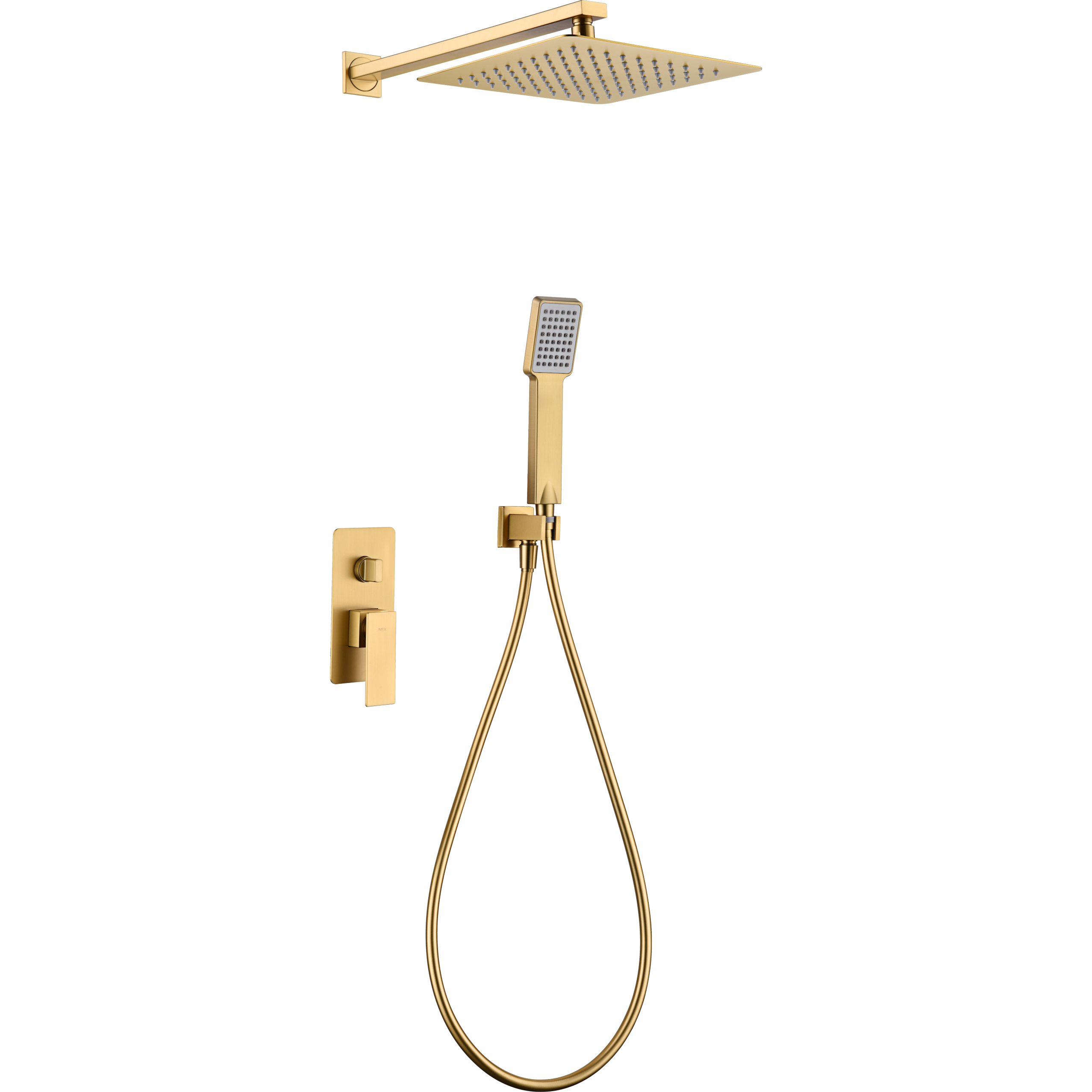 IMEX - Set Shower Bindid Pisa Gold Brossed