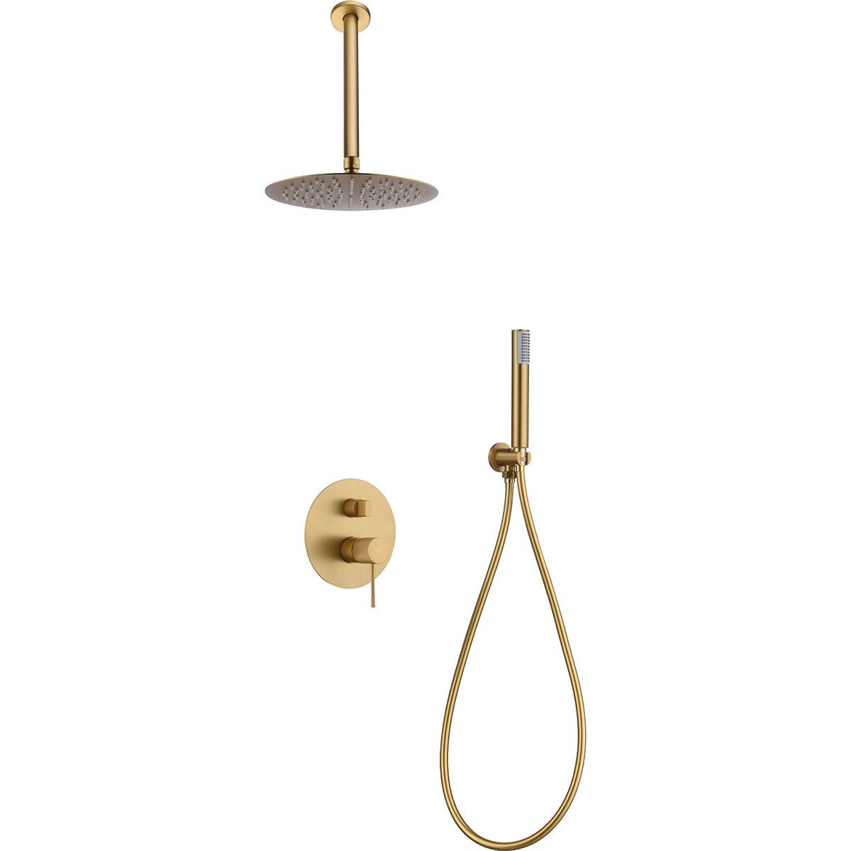 IMEX - Brecking Shower Set børstet guld