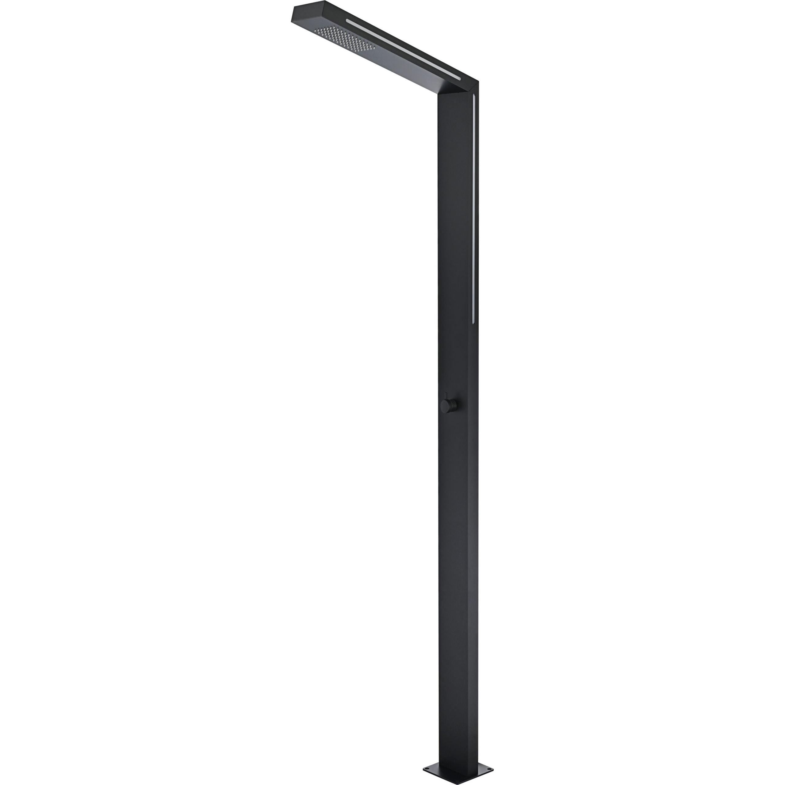 Pool showerSENSE LED LIGHT Matt black