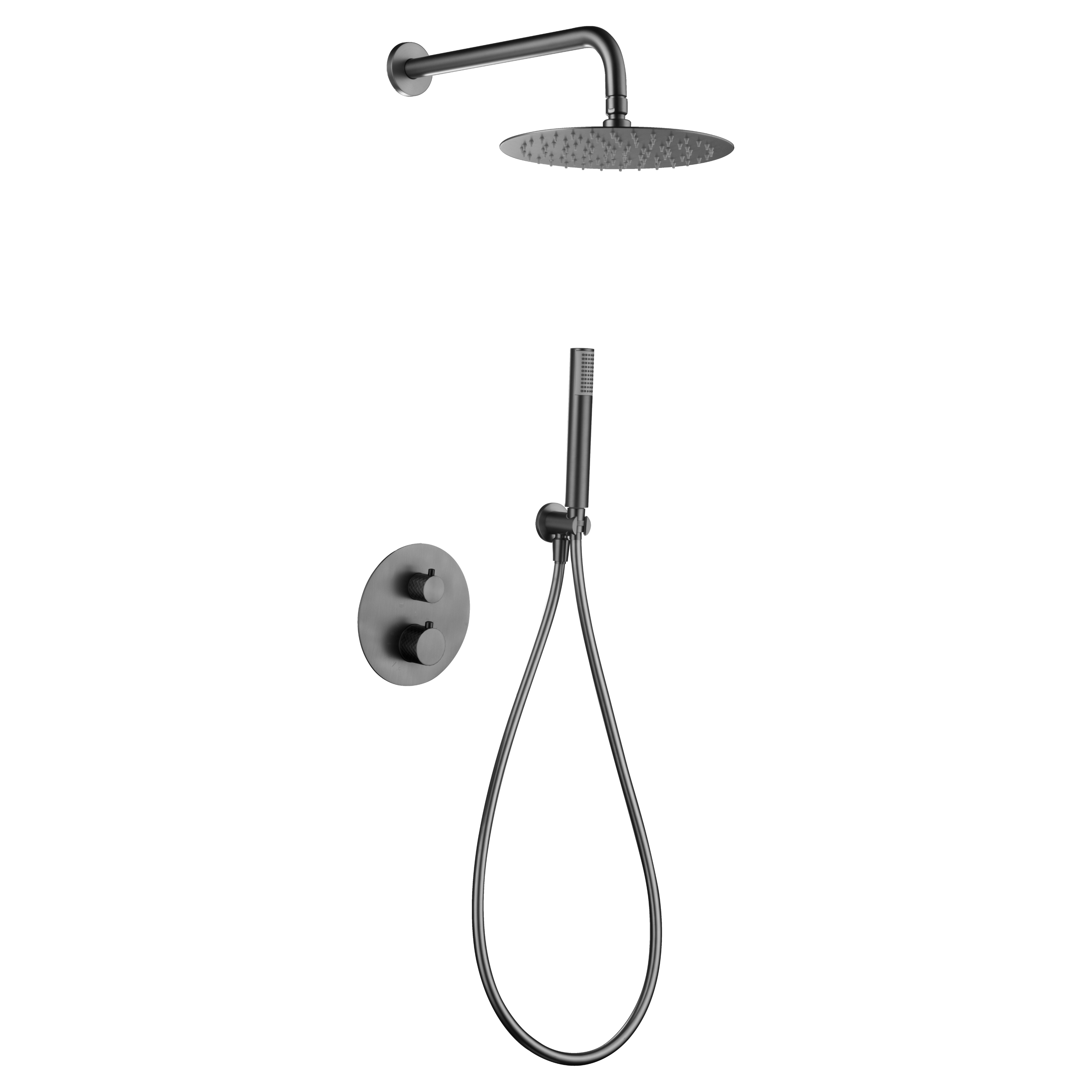 IMEX - Empotrated Thermostatic Show Genava Black Gun Metal