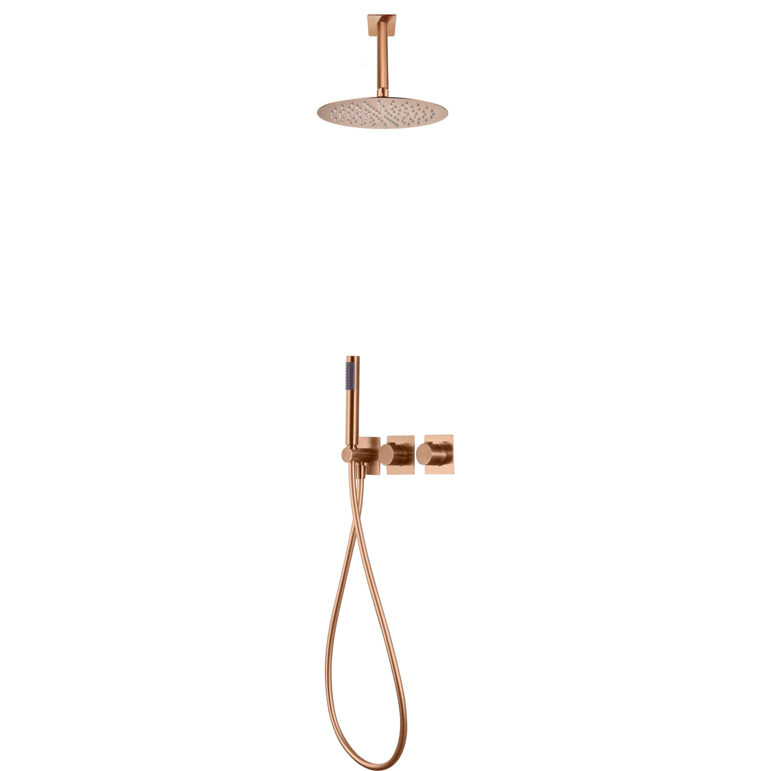 IMEX - Empotima Tranced Shower Empotrado Gold Ros