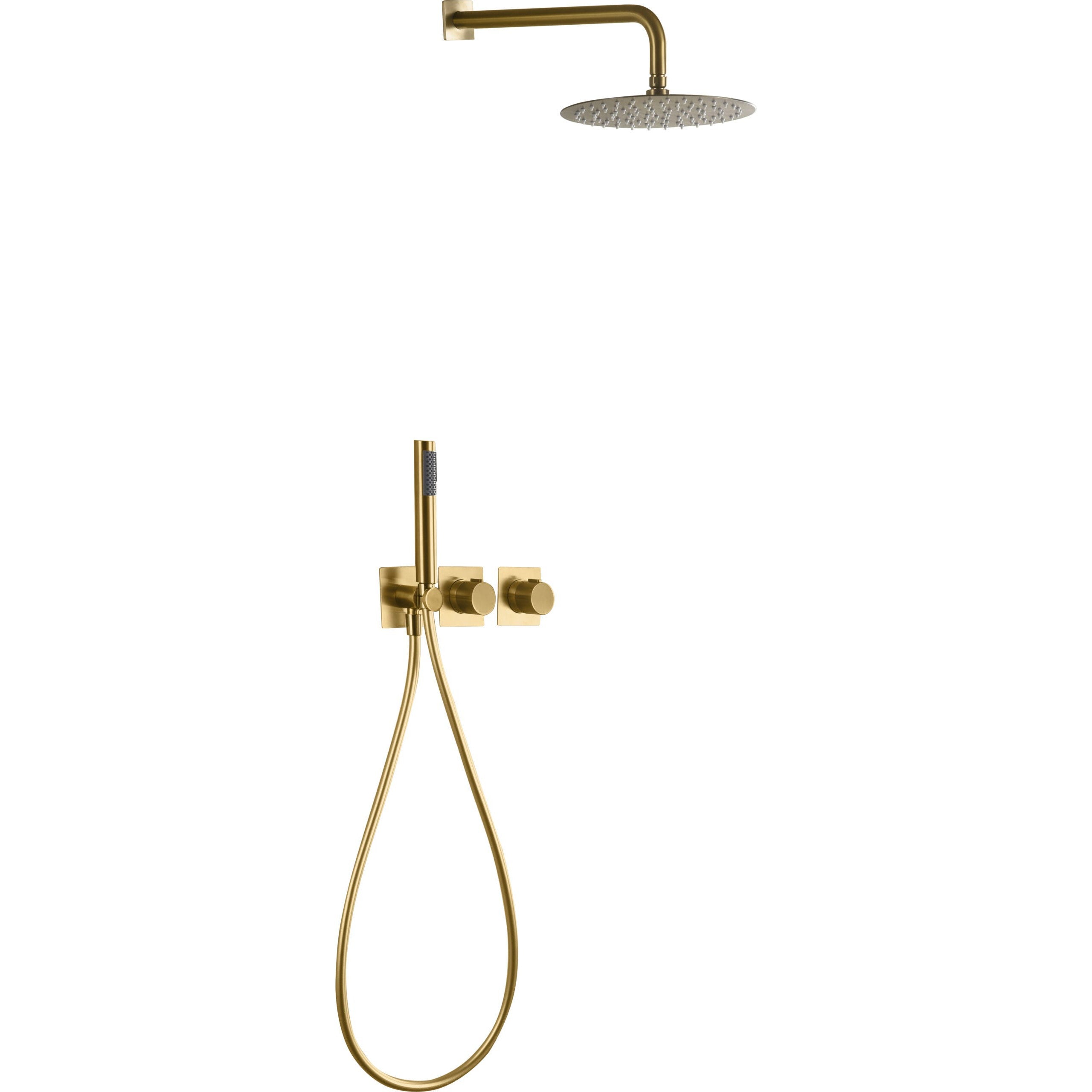 IMEX - EMPOTRATED THERMOSTATIC SHOWER TIBET GOLD Brushed