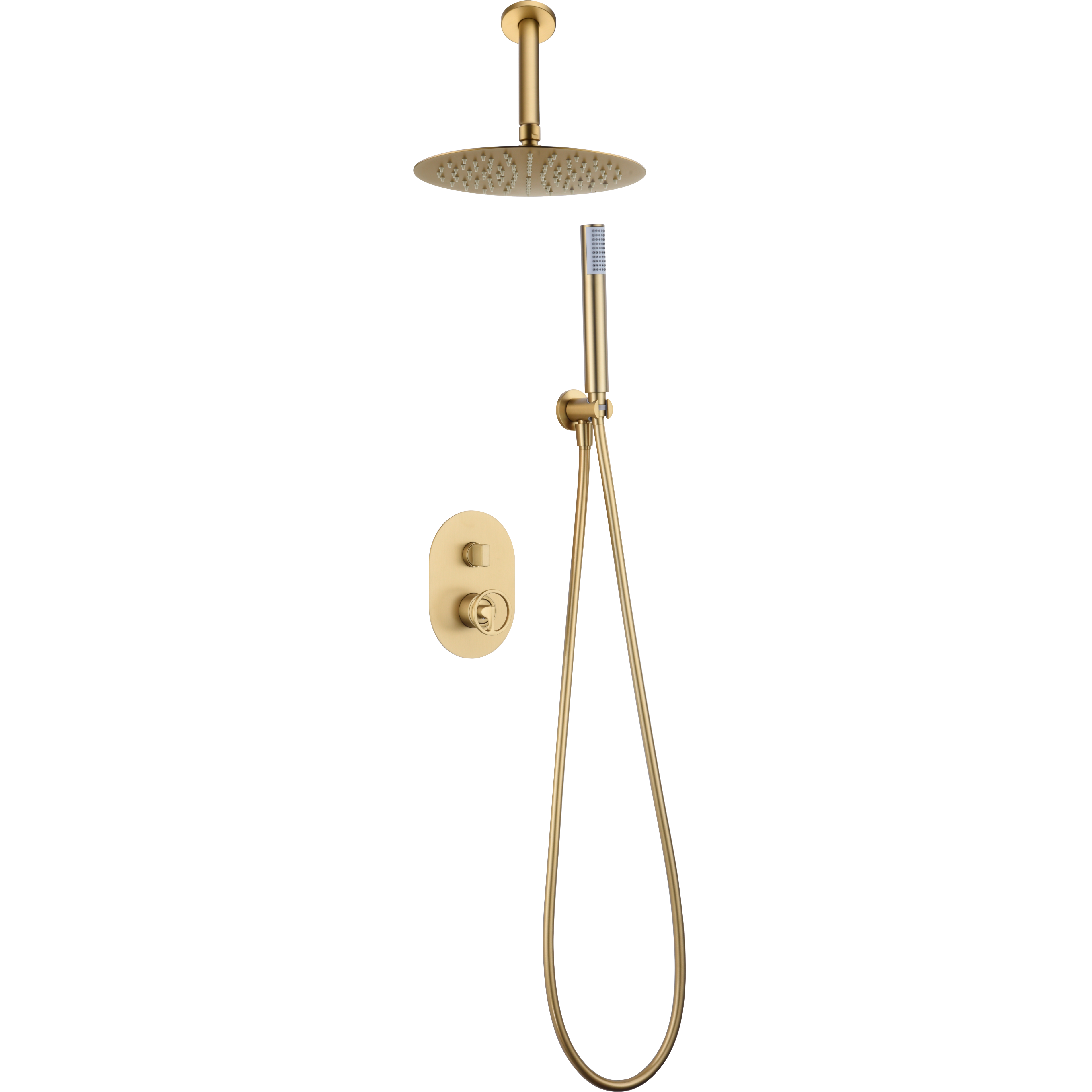 IMEX - Set Shower Bindid Vesubio Gold Brossed