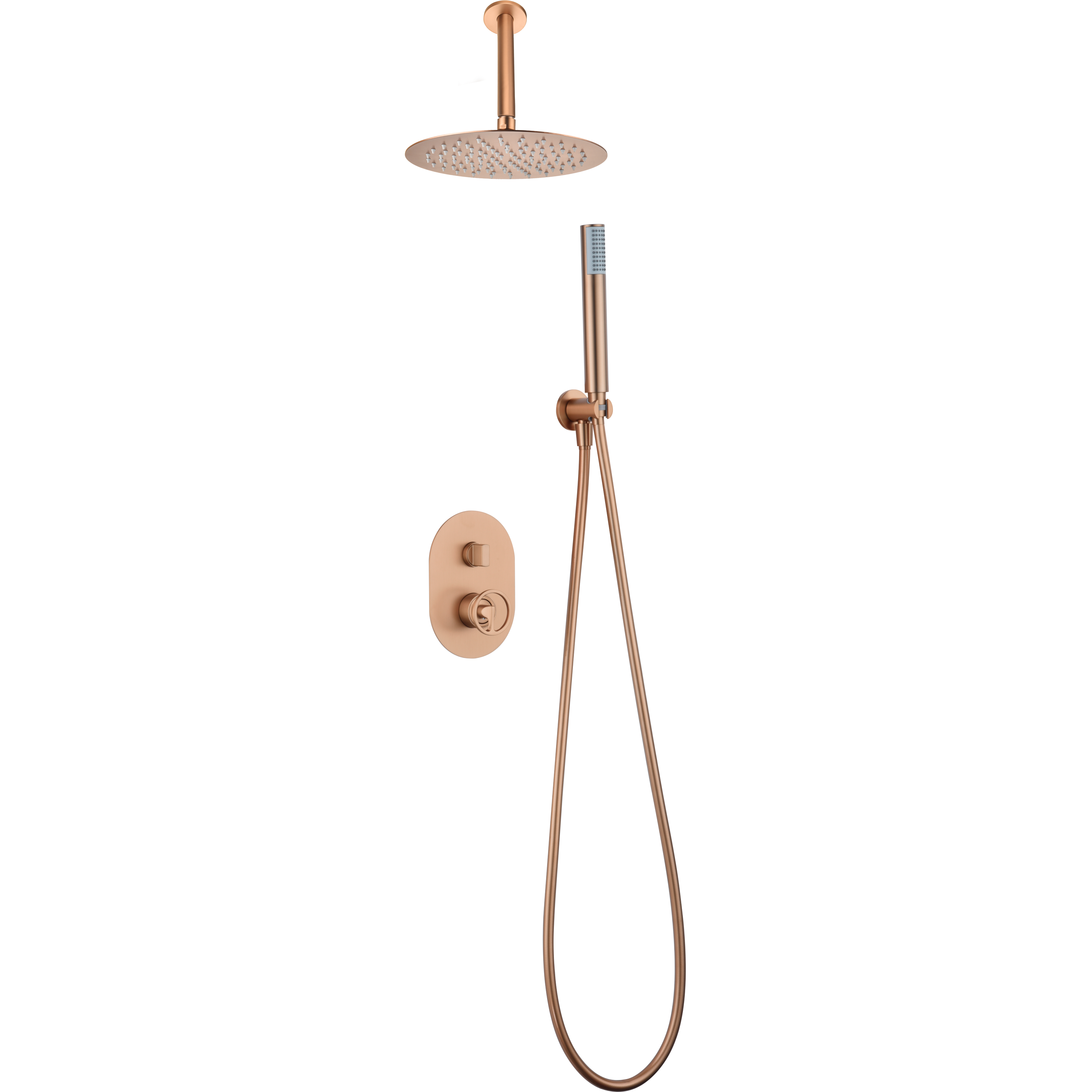 Imex - Set shower binded vesubio gold rose brushing