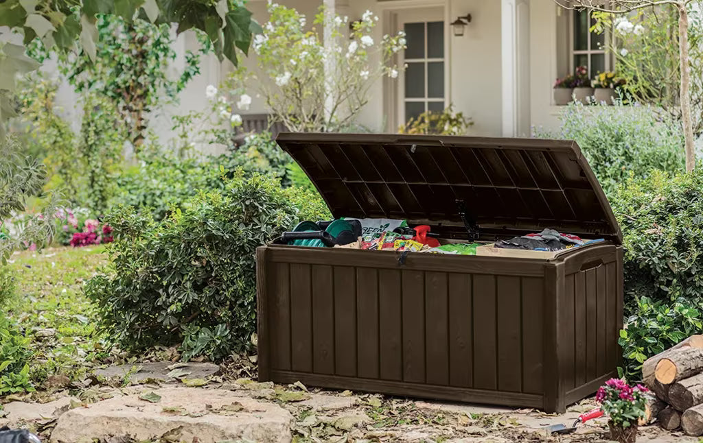 Keter - Arcón de exterior Glenwood marrón