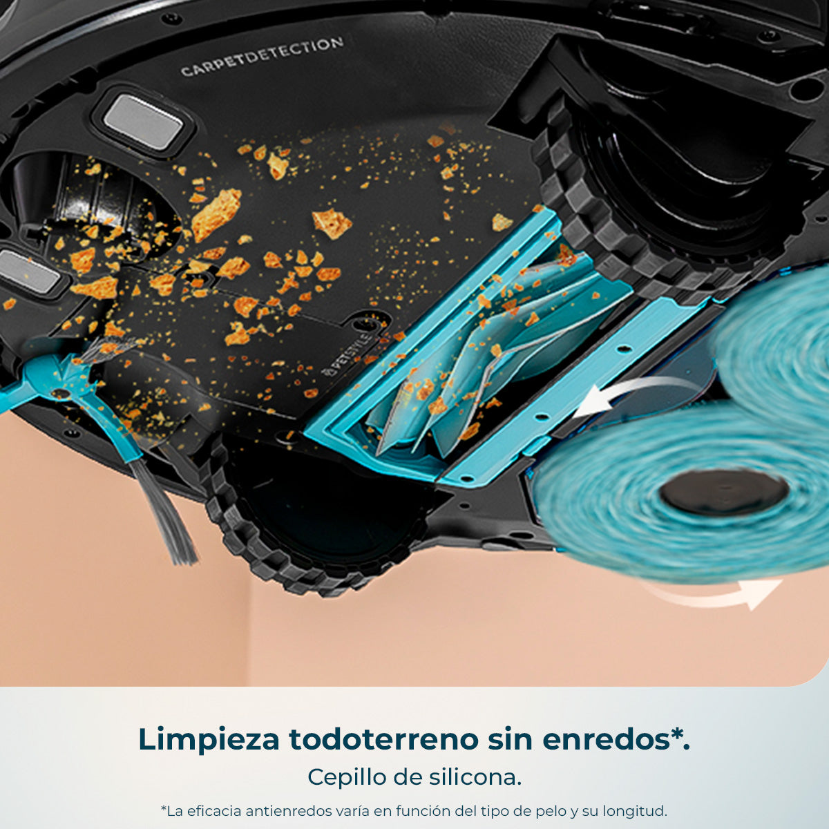 Cecotec Conga Y100 Spin KI Saugroboter 20000 Pa KI LaserEye intelligente Navigation