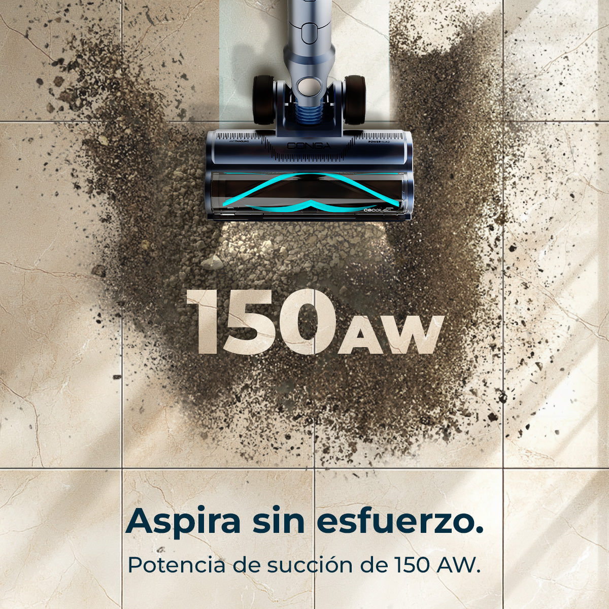Cecotec Conga Rockstar RS70 Pet Flex Aspirador 500 W 150 AW Com Acessórios Pro Para Animais