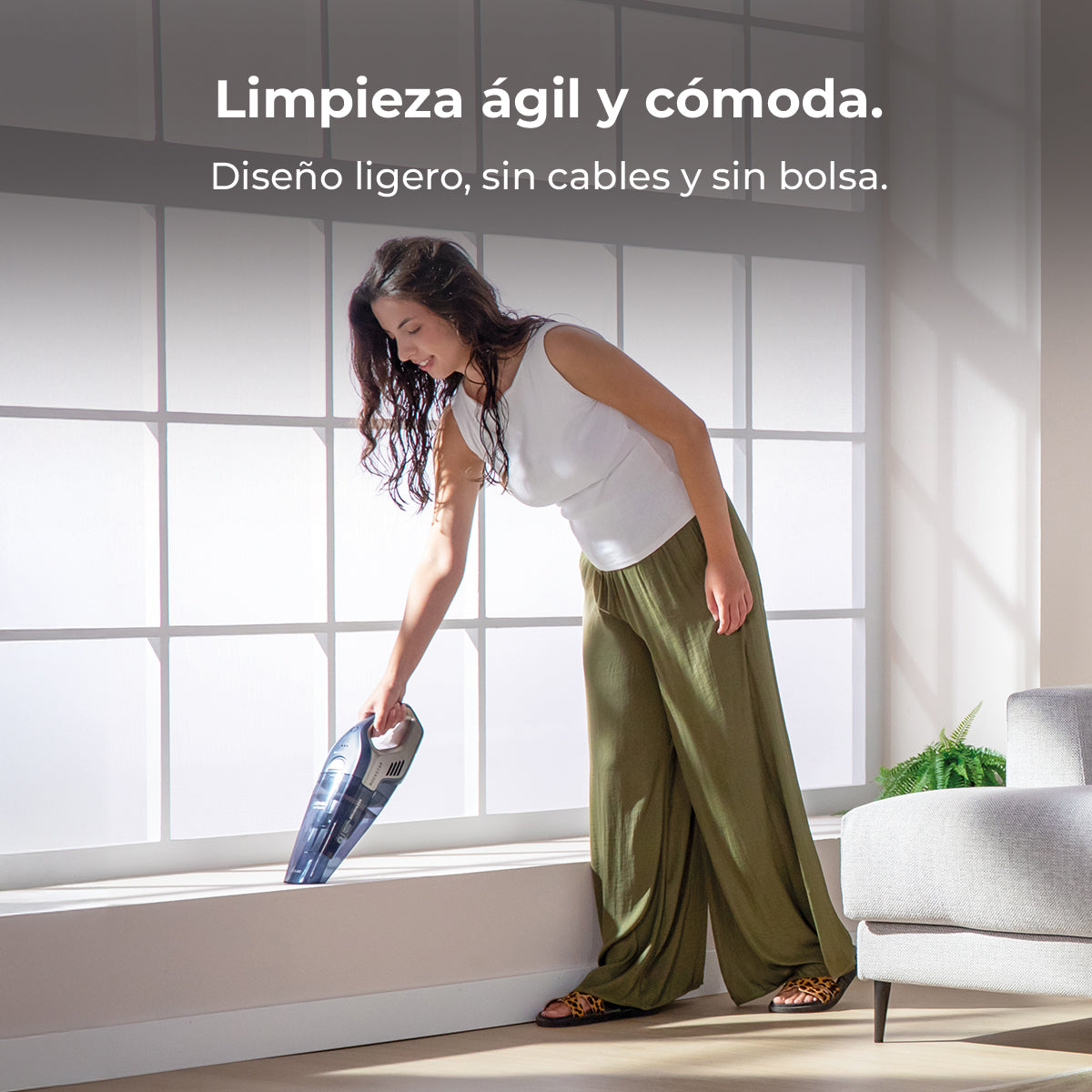 Cecotec Conga Rockstar 25,2V Animal Aspirapolvere Senza Fili Bagnato e Asciutto Portatile Leggero e Potente