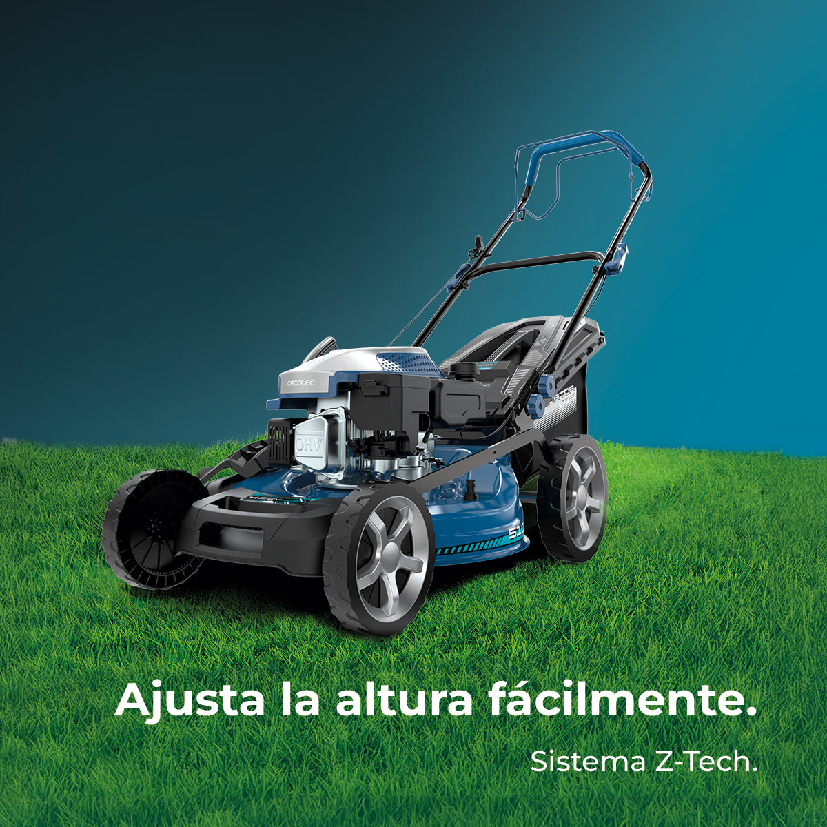 Cecotec Tagliaerba a Benzina Terrenator 4000.51 Total Z Auto 167 cc, 2,7 kW, 3,7 CV