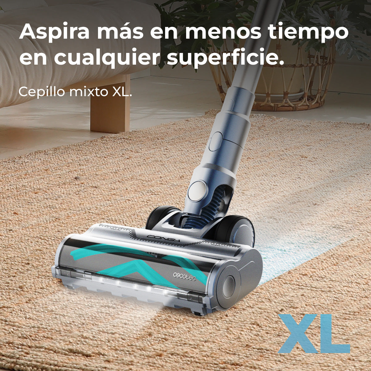 Cecotec Conga Rockstar RS70 Pet Flex Aspirador 500 W 150 AW Com Acessórios Pro Para Animais