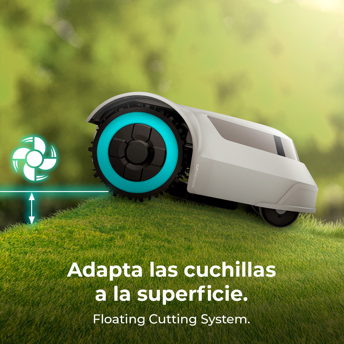 Cecotec Conga GrassHopper 500 Robot Tagliaerba Map Connected per 500 m2 con Mappatura Intelligente