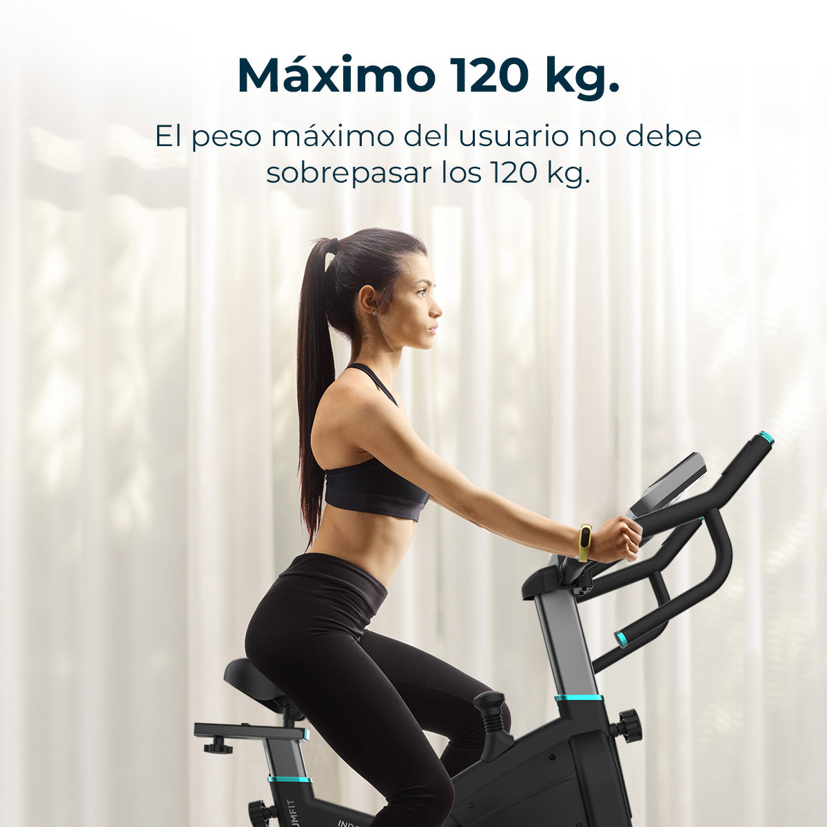 Cecotec DrumFit Indoor 24000 Race Sprint Bicicleta Estacionaria Con Volante 24 Kg Y Kinomap