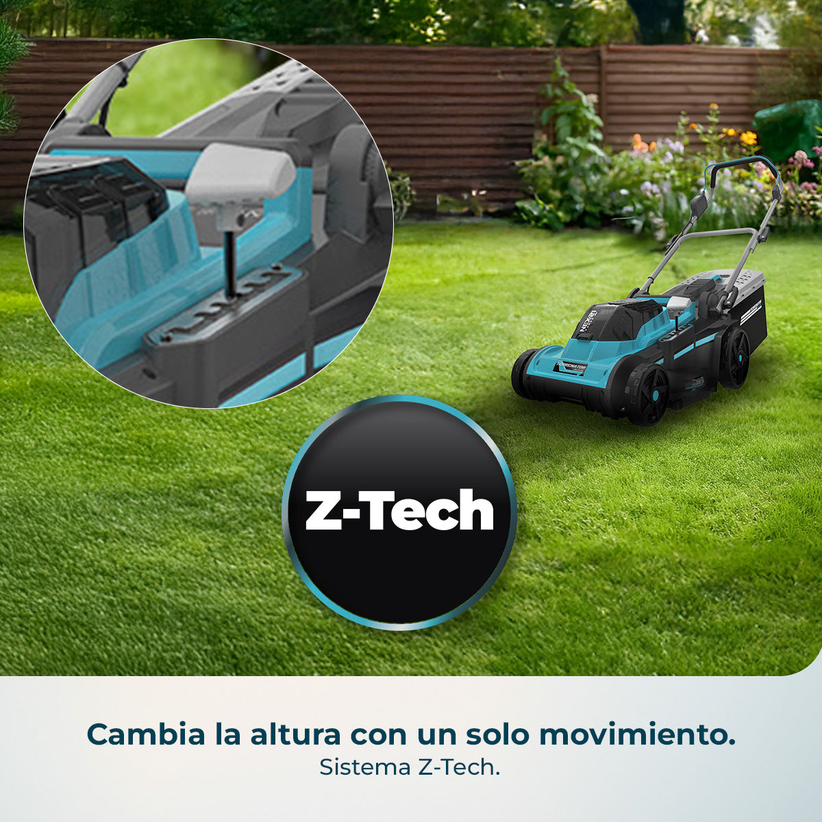 Cecotec Cortador de Relva a Bateria Terrenator E3 Liberty Z Plus