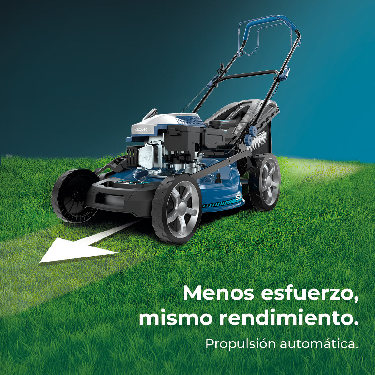 Cecotec Tagliaerba a Benzina Terrenator 4000.51 Total Z Auto 167 cc, 2,7 kW, 3,7 CV