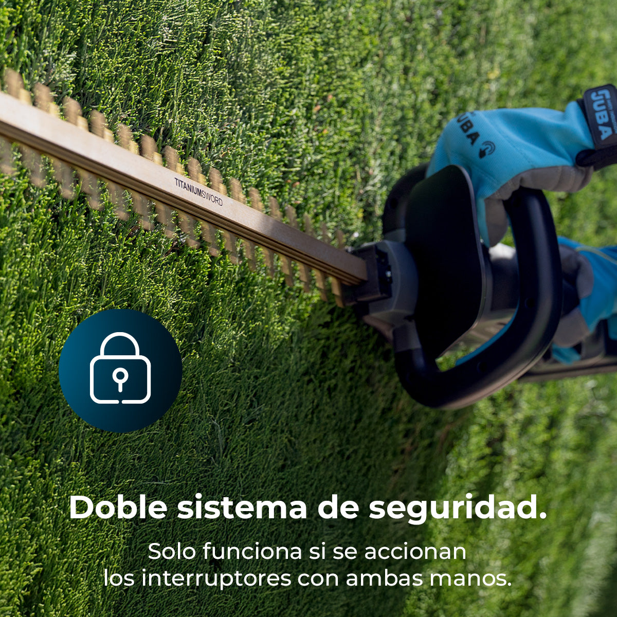 Cecotec Aparador de Sebes TitaniumSword 4500 Freemove