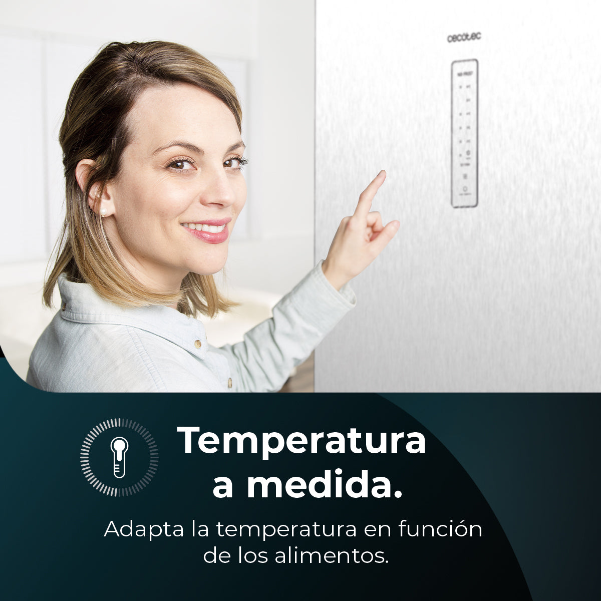 Cecotec Bolero CoolMarket 360 L Inox Frigorífico