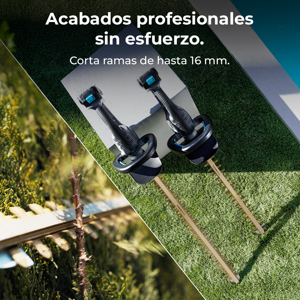 Cecotec Aparador de Sebes TitaniumSword 4500 Freemove